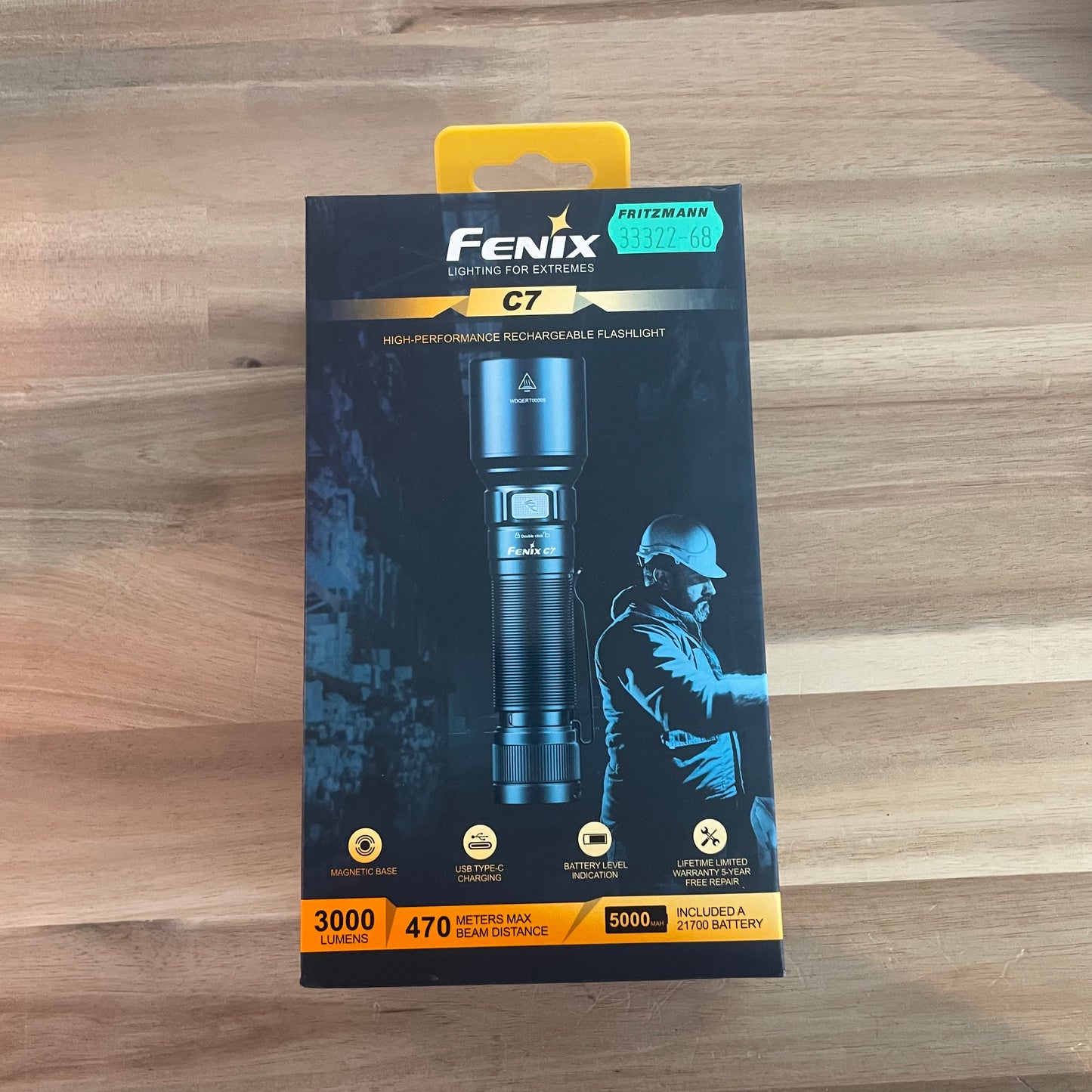 Fenix C7 LED Jagd Taschenlampe 3000 Lumen - Ausstellungsstück - BoarBrothers