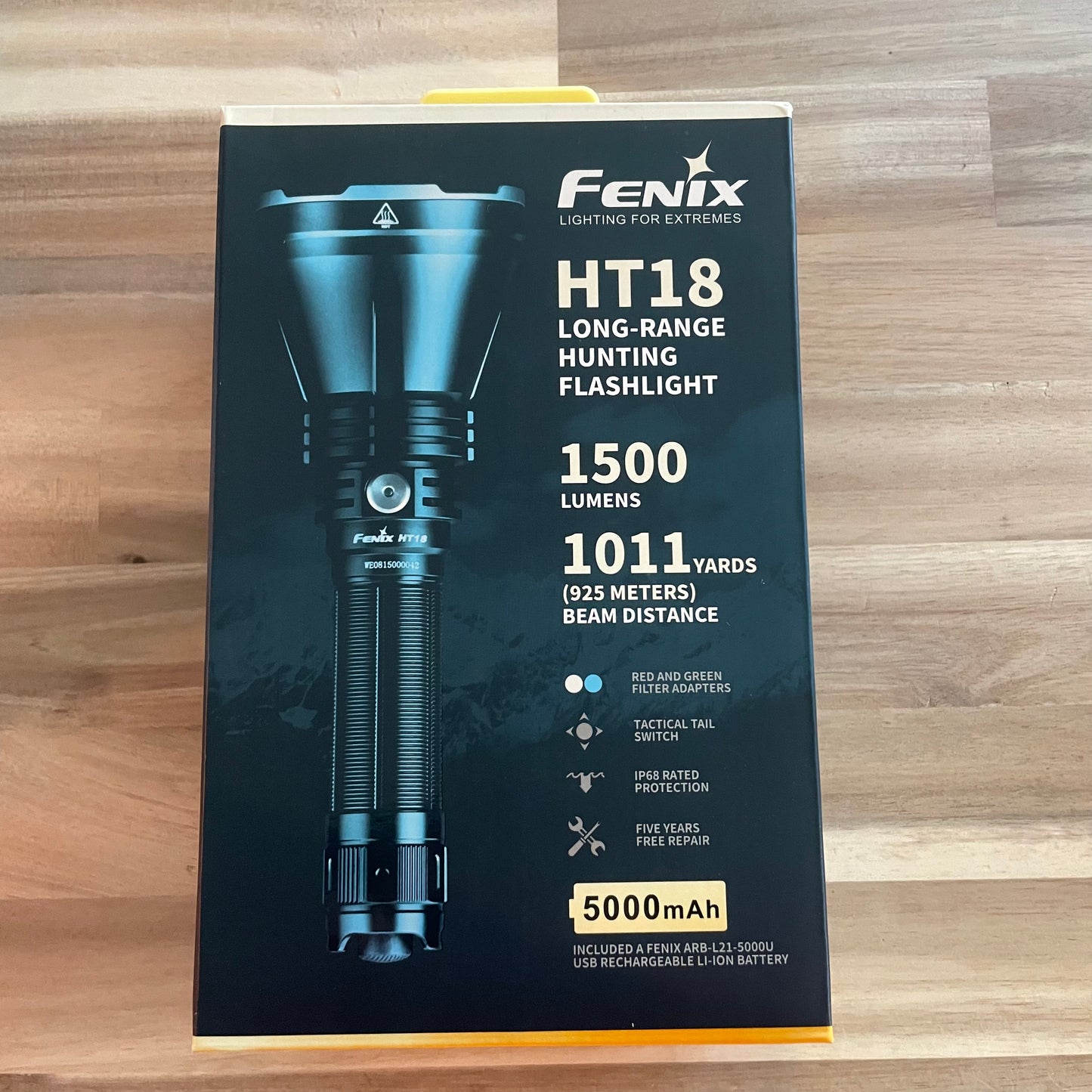 Fenix HT18 LED Jagd Taschenlampe 1500 Lumen - Ausstellungsstück - BoarBrothers