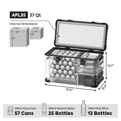 ICECO APL35 Kompressor-Kühlbox Dual-Zone