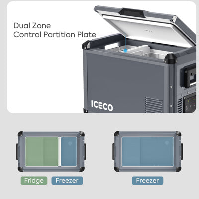 ICECO VL45PROD Kompressor-Kühlbox Dual-Zone