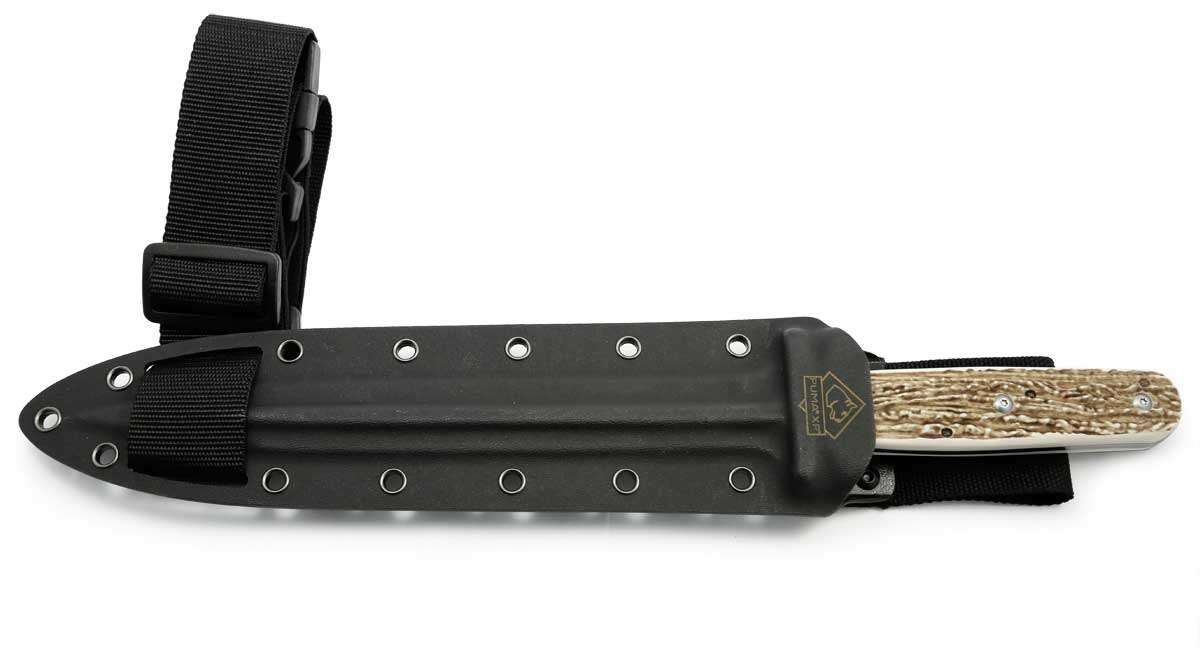 PUMA XP pig sticker 15, Abfangmesser, POM Commando Stag - BoarBrothers