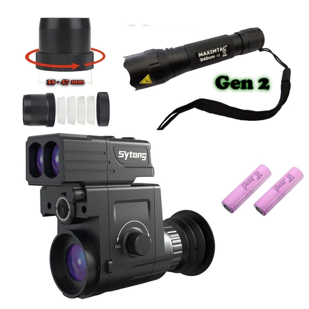 Sytong HT-77 LRF Nachtsichtgerät mit Entfernungsmesser Komplettset (DE) - BoarBrothers