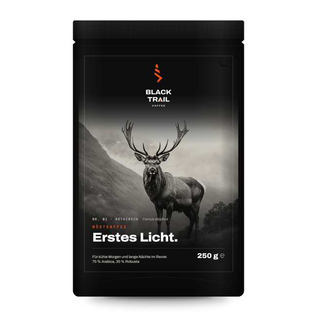 BLACKTRAIL Nr. 01 Erstes Licht – Jagdkaffee, ganze Bohne