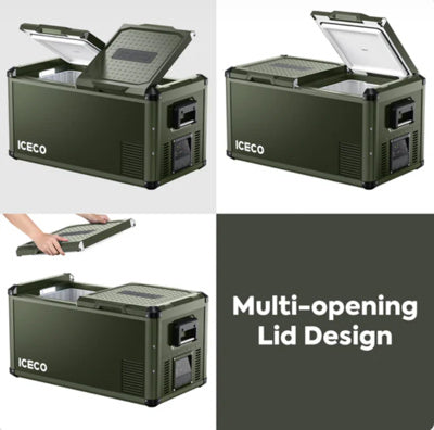 ICECO VL75PROD Kompressor-Kühlbox Dual-Zone