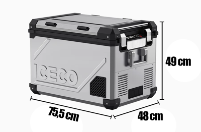 ICECO APL55 Kompressor-Kühlbox Dual-Zone