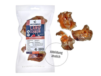 Schweineohrmuscheln Snack vom Landschwein – 250g Beutel - BoarBrothers